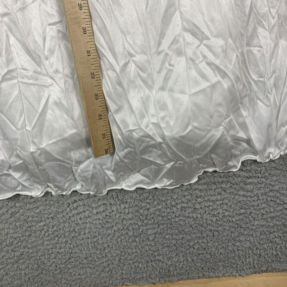 Vintage PANDORA Lingerie by Chic White Sheer Lace Satin Nightie Dress Medium - Picture 4 of 9